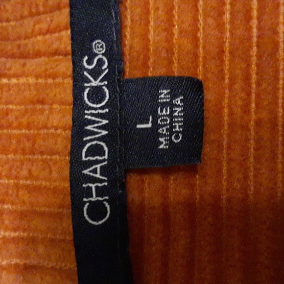 autumn rust colored corduroy jacket for fall. - Picture 7 of 7